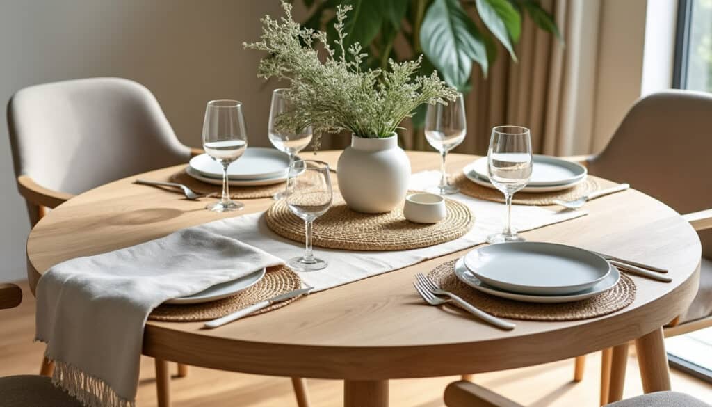 découvrez les alternatives au chemin de table long pour une table ronde : formats, styles et conseils pour créer une décoration harmonieuse.