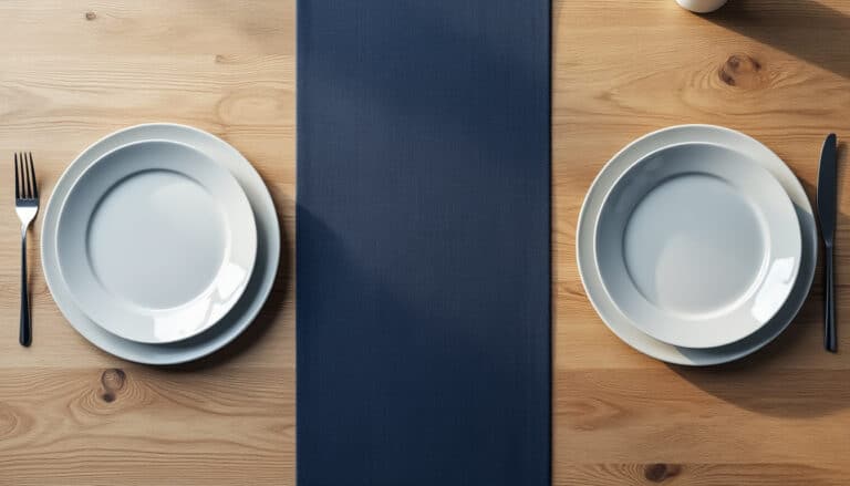 Largeur d&rsquo;un chemin de table : la place laissée aux assiettes
