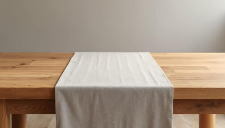 découvrez comment choisir la longueur idéale d'un chemin de table en tenant compte du retombé de chaque côté du plateau pour une décoration parfaite.