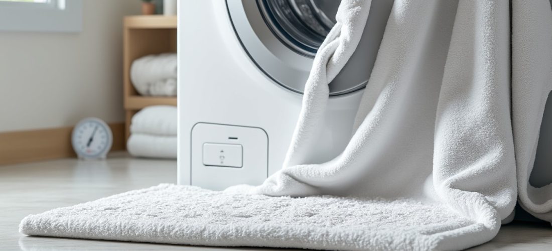 découvrez comment laver un tapis de bain : température idéale, essorage adapté et précautions pour préserver son dos antidérapant.